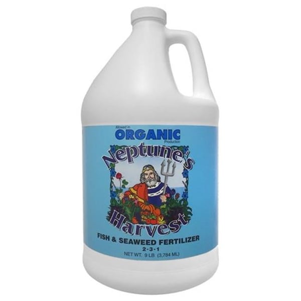 Neptunes Harvest Neptunes Harvest 142 oz Blue Label Gallon Fish Seaweed Blend Fertilizer - Pack of 4 FS 191 - main